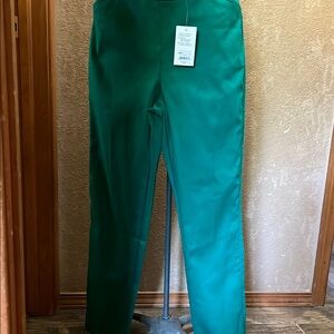 Kohl's Green Straight Leg Pants Vibrant Style